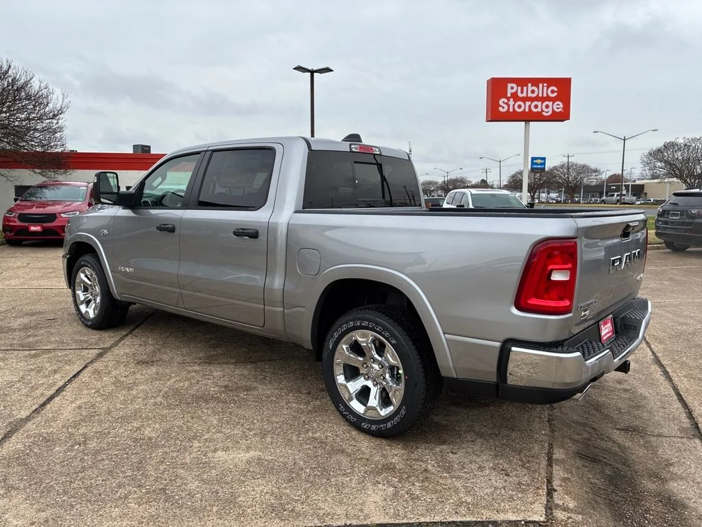New 2026 Billet Silver Metallic Clear-Coat Exterior Paint RAM Big Horn/Lone Star image 3