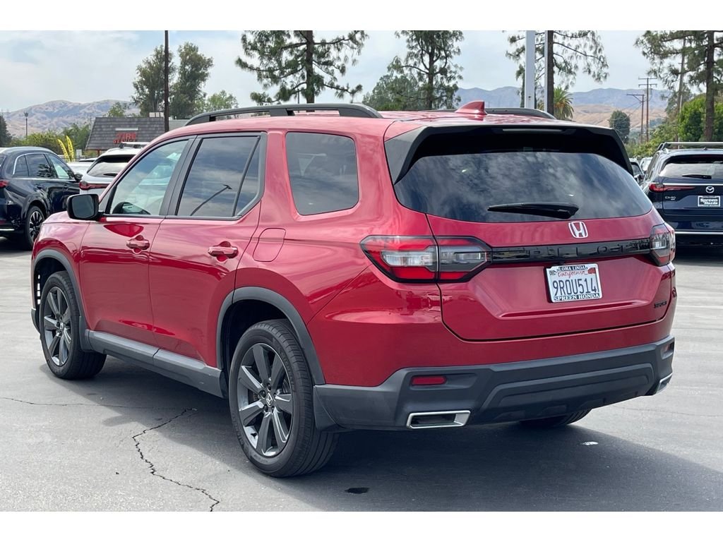 Used 2025 Radiant Red Metallic II Honda Sport image 3