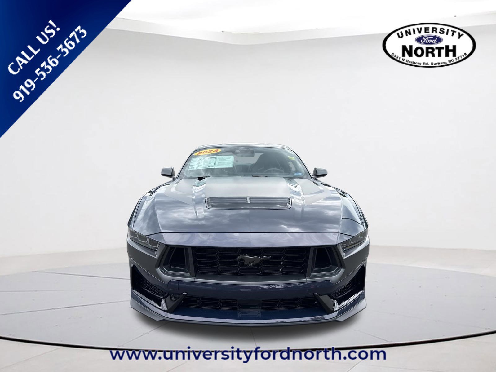 Used 2024 Blue Ember Metallic Ford Dark Horse image 2