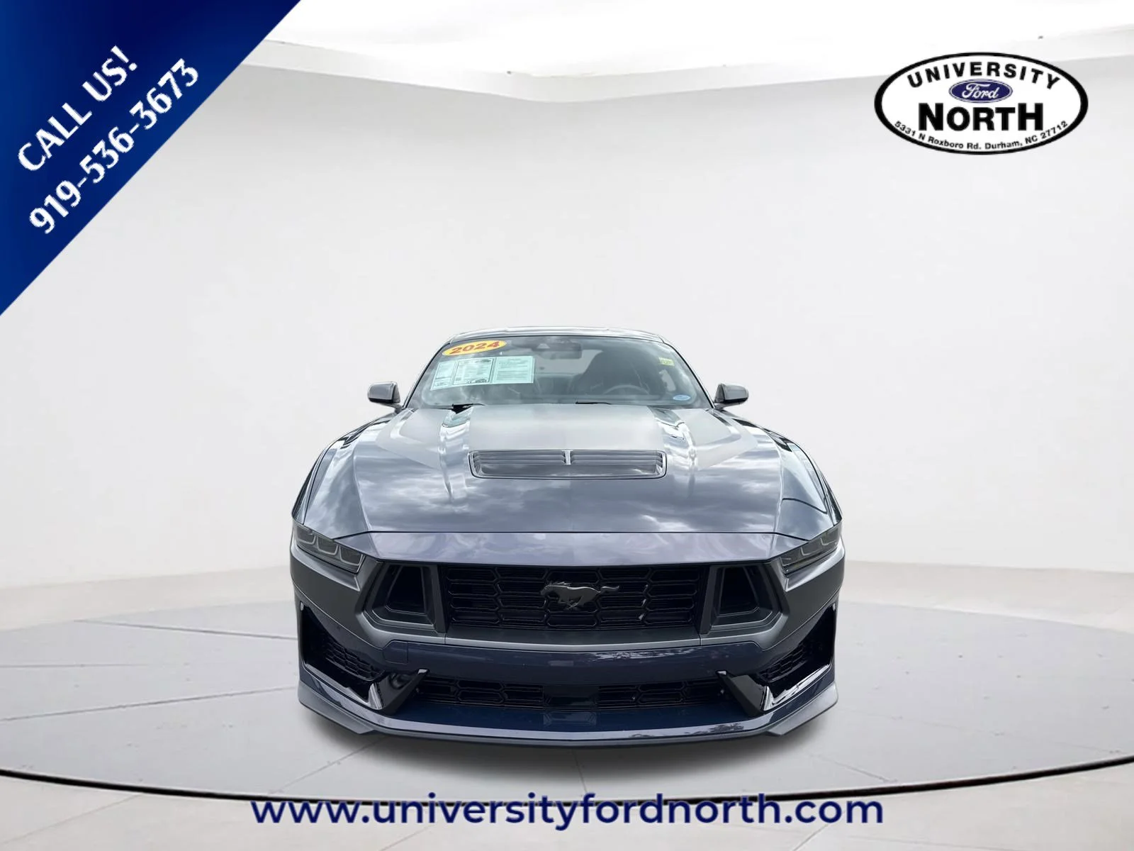 Used 2024 Blue Ember Metallic Ford Dark Horse image 2