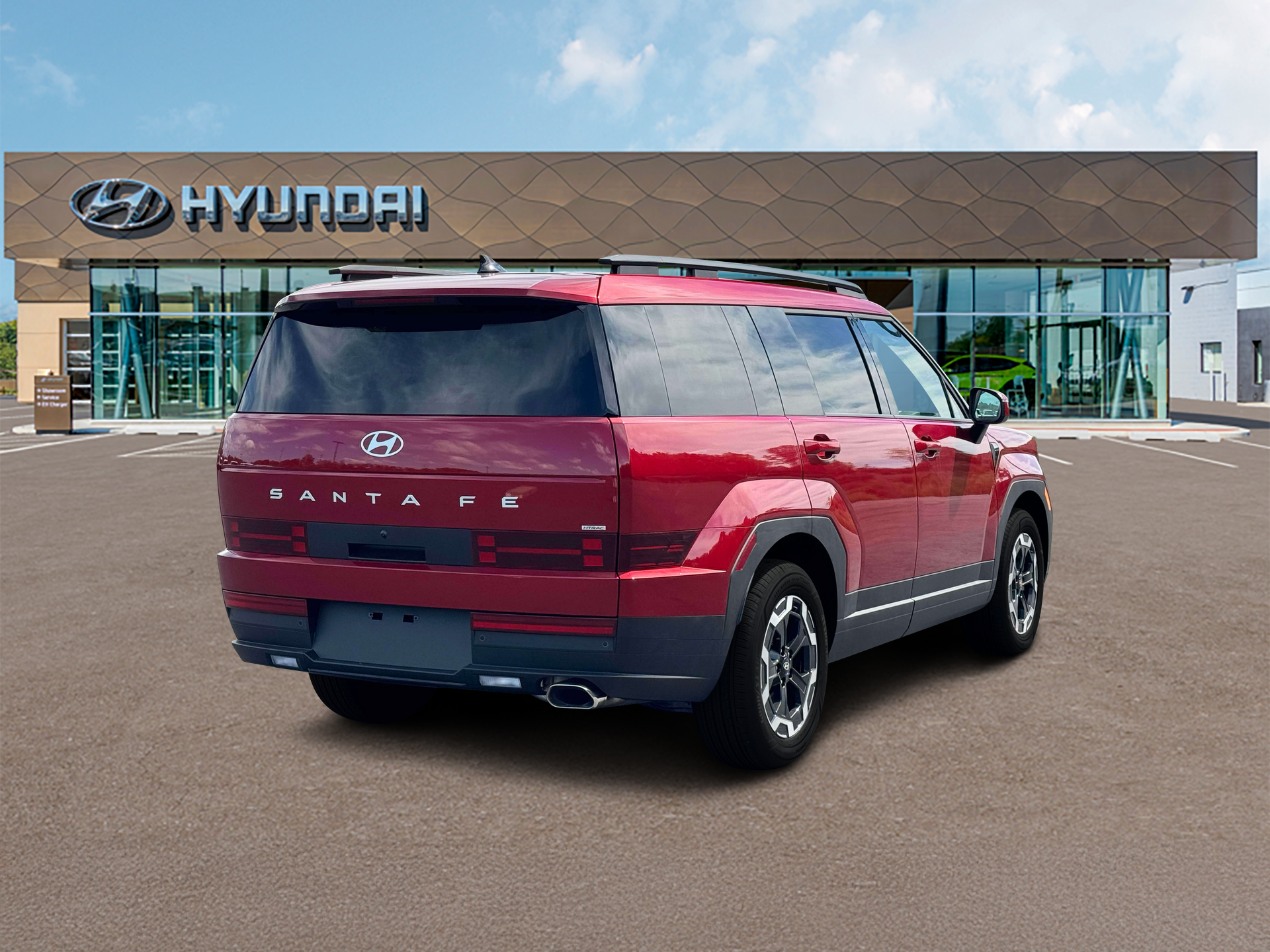 New 2027 Red Hyundai SEL AWD image 7
