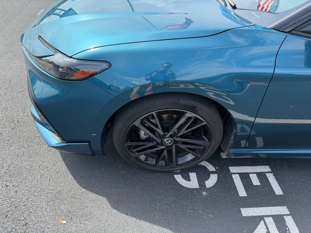 Used 2025 Blue Toyota XSE image 3