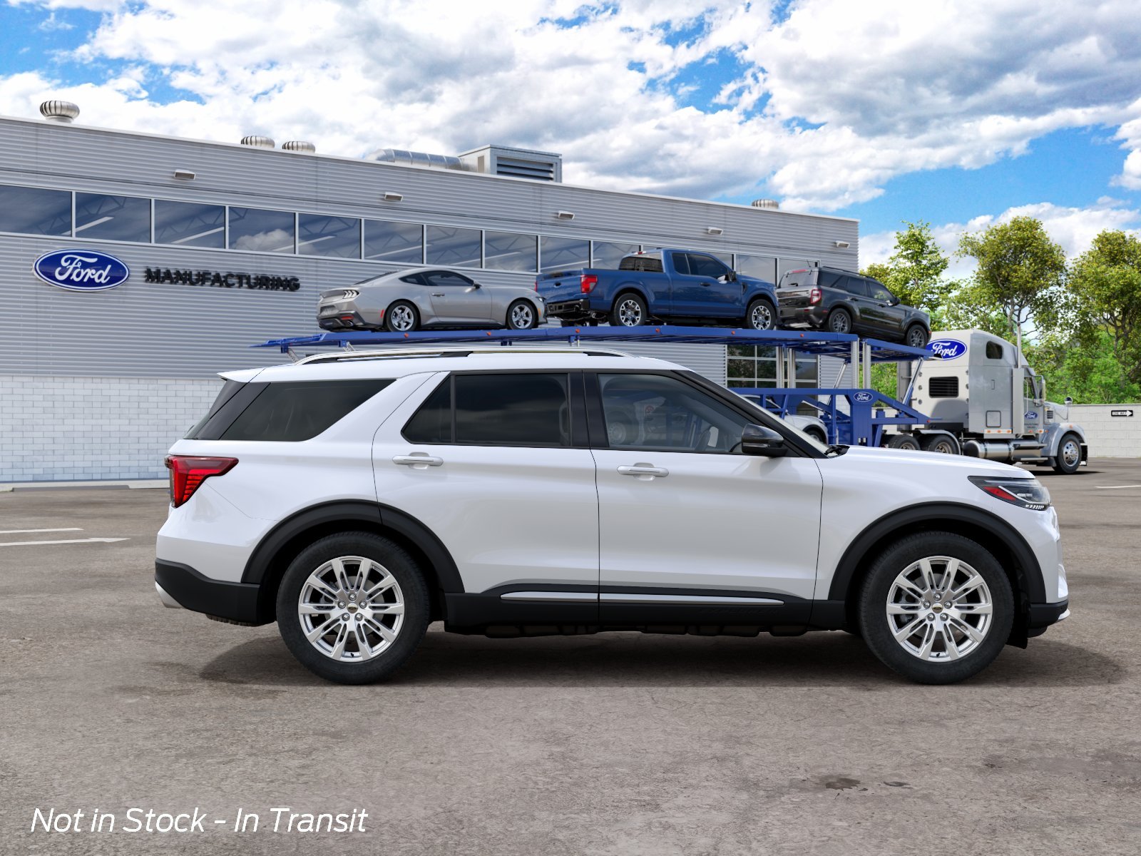 New 2027 Star White Metallic Tri-Coat Ford Platinum image 8