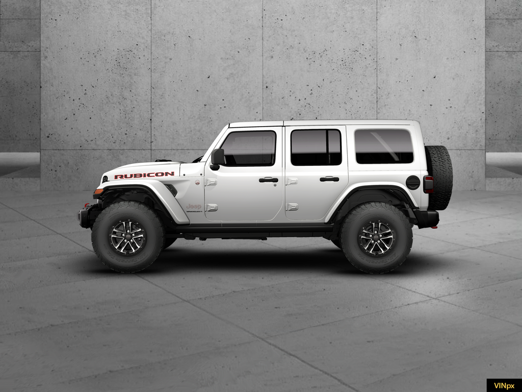 New 2026 Bright White Clear-Coat Exterior Paint Jeep Rubicon X image 2