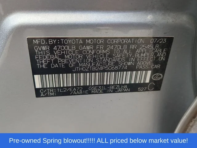 Used 2023 Silver Lexus 350 F SPORT image 51
