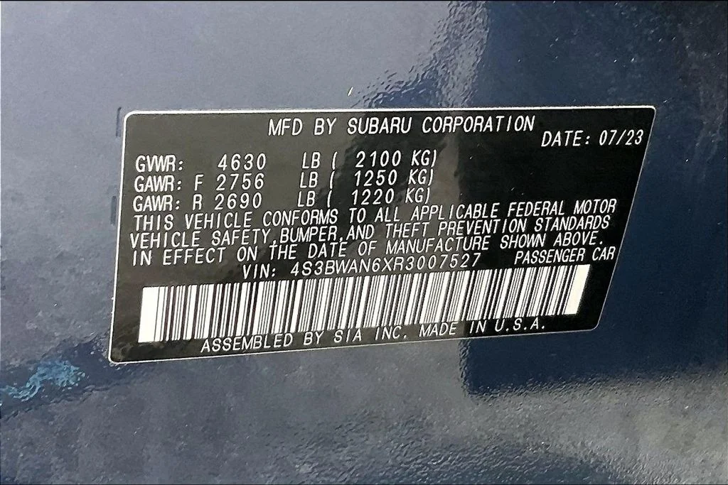 Certified Used 2024 Blue Subaru Limited image 37