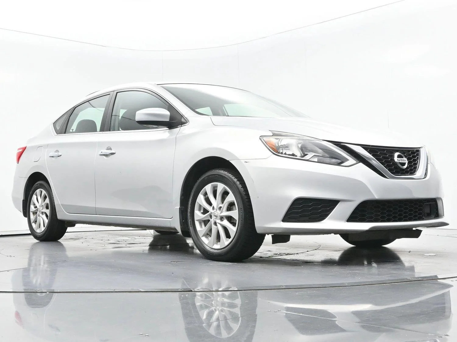 Used 2019 Brilliant Silver Metallic Nissan SV image 41
