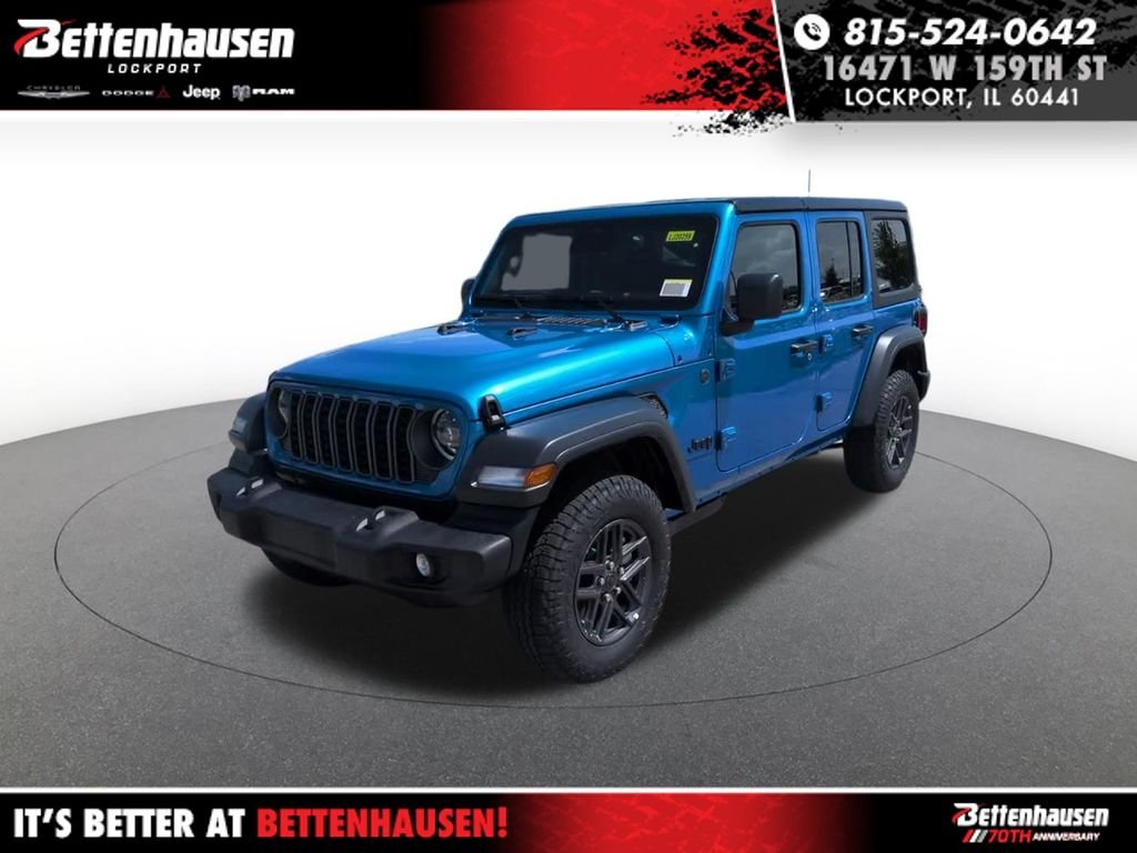 New 2026 Hydro Blue Pearl-Coat Exterior Paint Jeep Sport S image 1