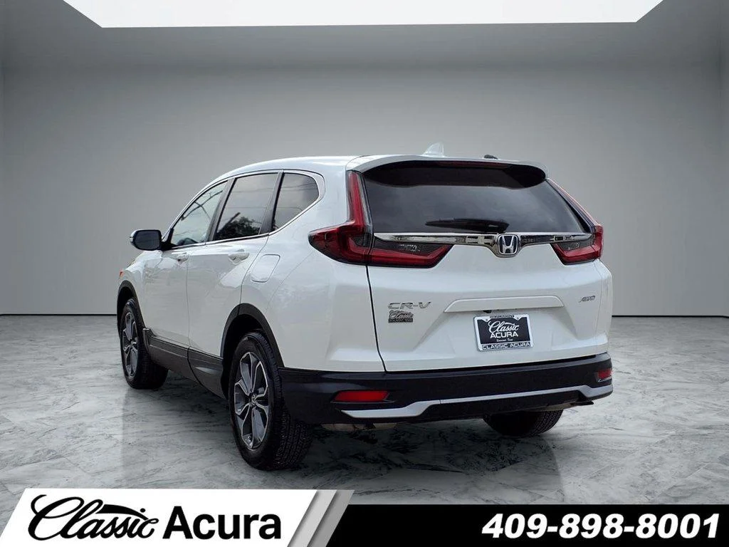 Used 2022 Platinum White Pearl Honda AWD EX image 5