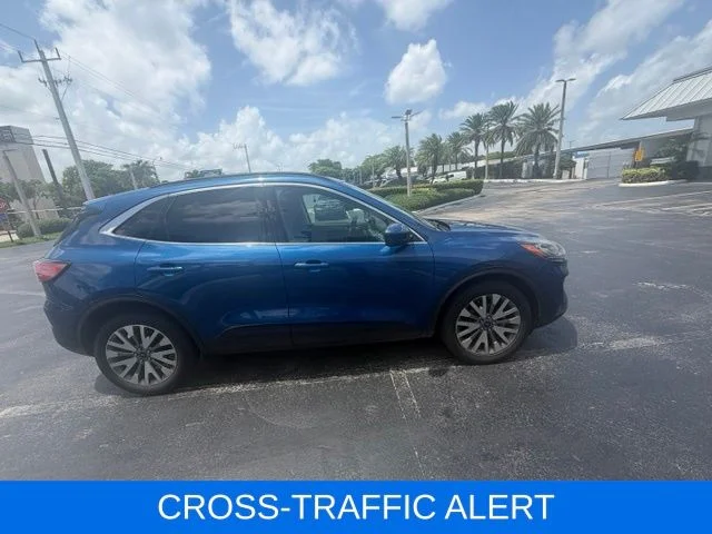 Used 2022 Blue Ford Titanium image 4