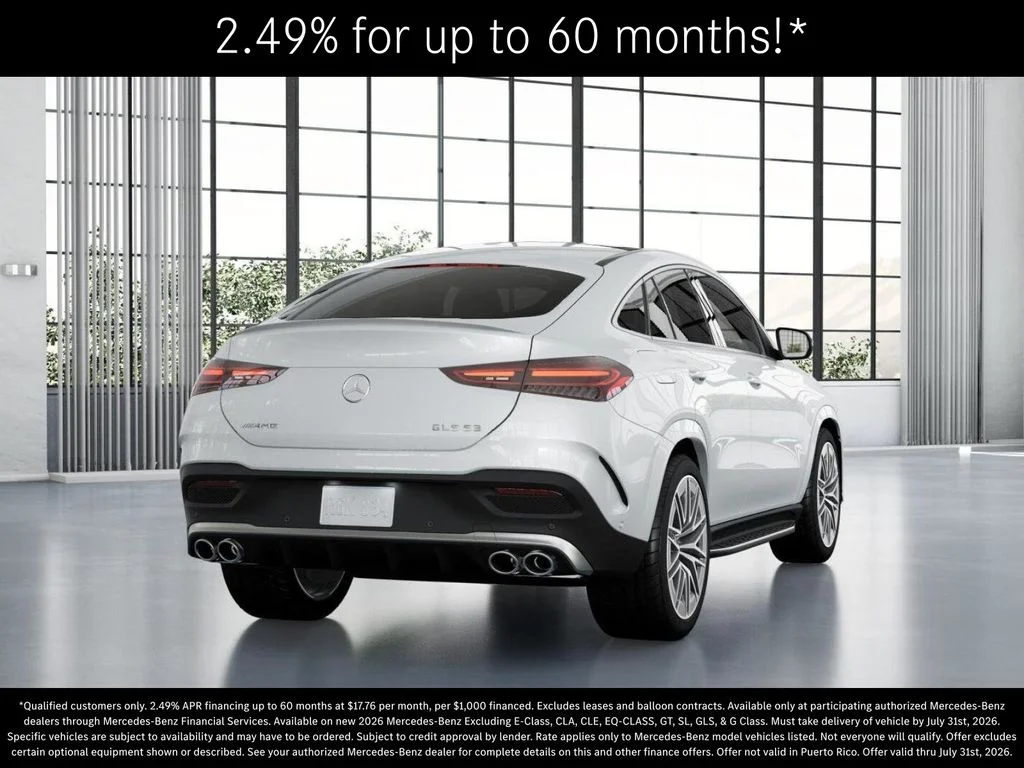New 2026 MANUFAKTUR Moonlight White Metallic Mercedes-Benz AMG® GLE 53 4MATIC+ Coupe image 23