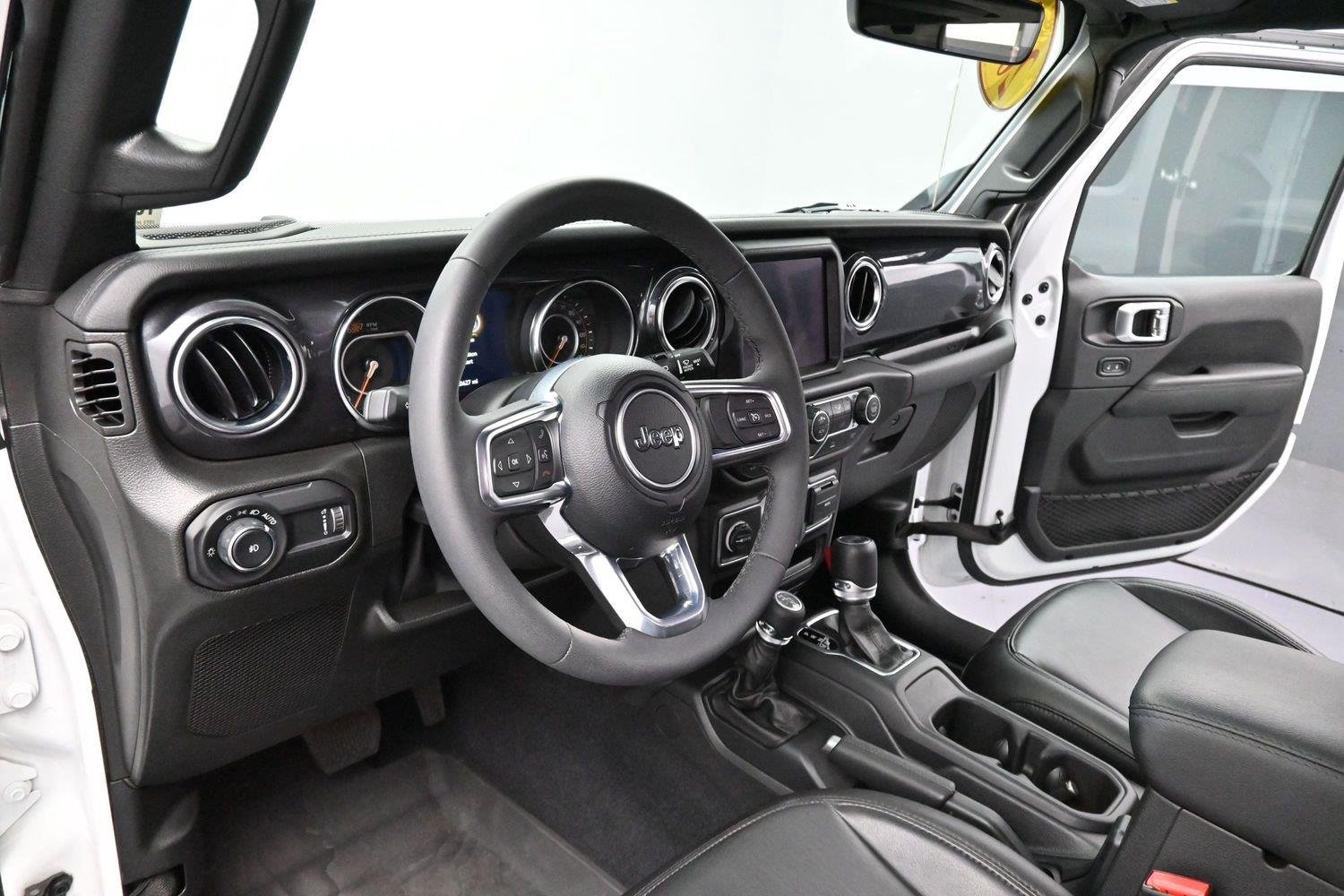 Used 2023 Bright White Clearcoat Jeep Sahara Altitude image 15