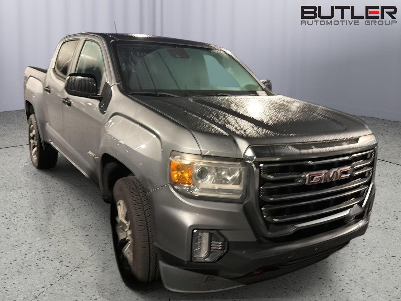 Used 2021 Satin Steel Metallic GMC 4WD AT4 w/Leather image 4
