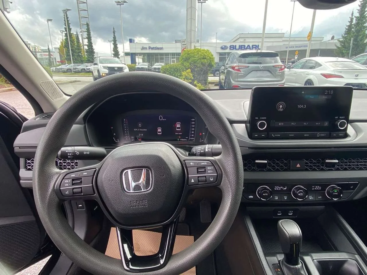 Used 2024 Crystal Black Pearl Honda EX CVT Sedan Certified Pre-Owned   No Accident   O image 11