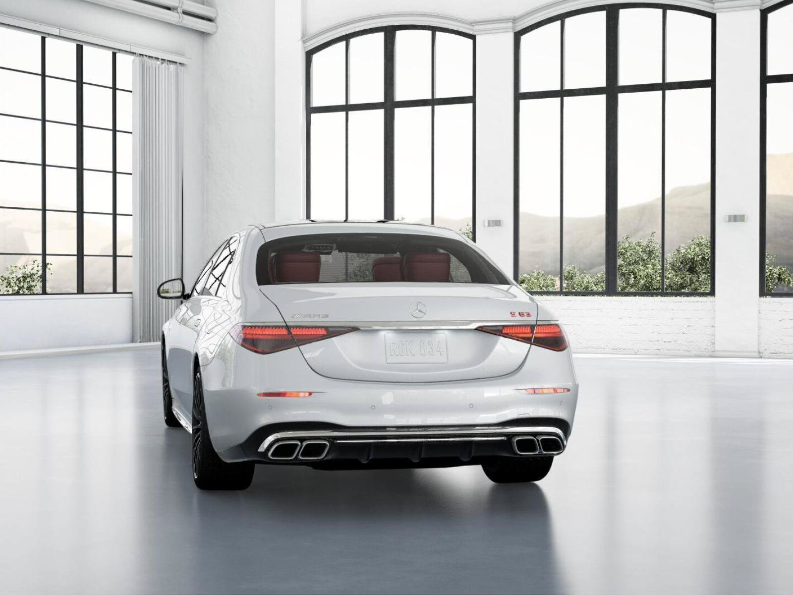 New 2026 MANUFAKTUR Moonlight White Metallic Mercedes-Benz S 63 E AMG® image 72