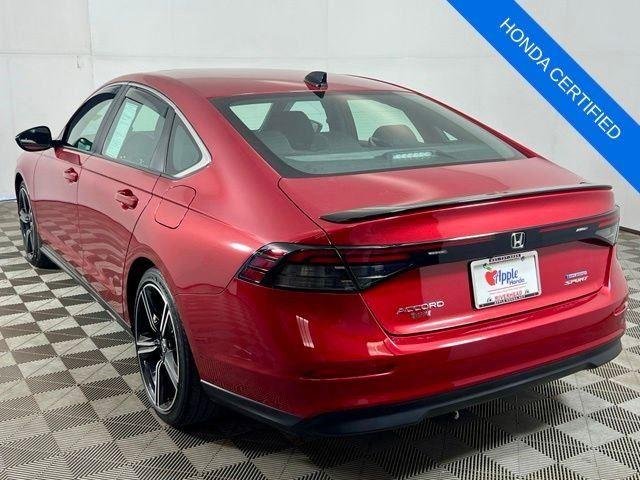 Certified Used 2024 Radiant Red Metallic Honda Sport image 3