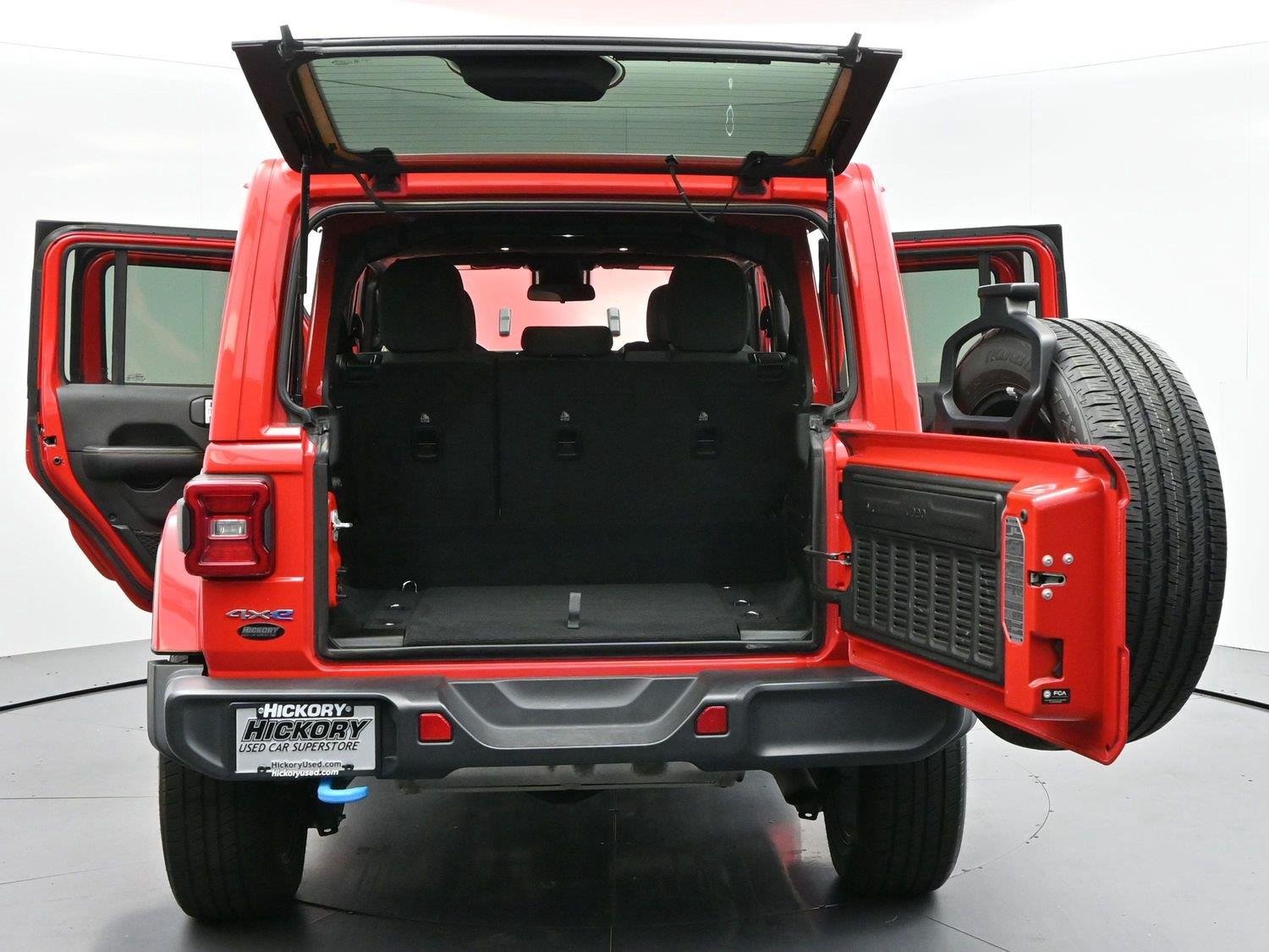 Used 2024 Firecracker Red Clearcoat Jeep Sahara image 36