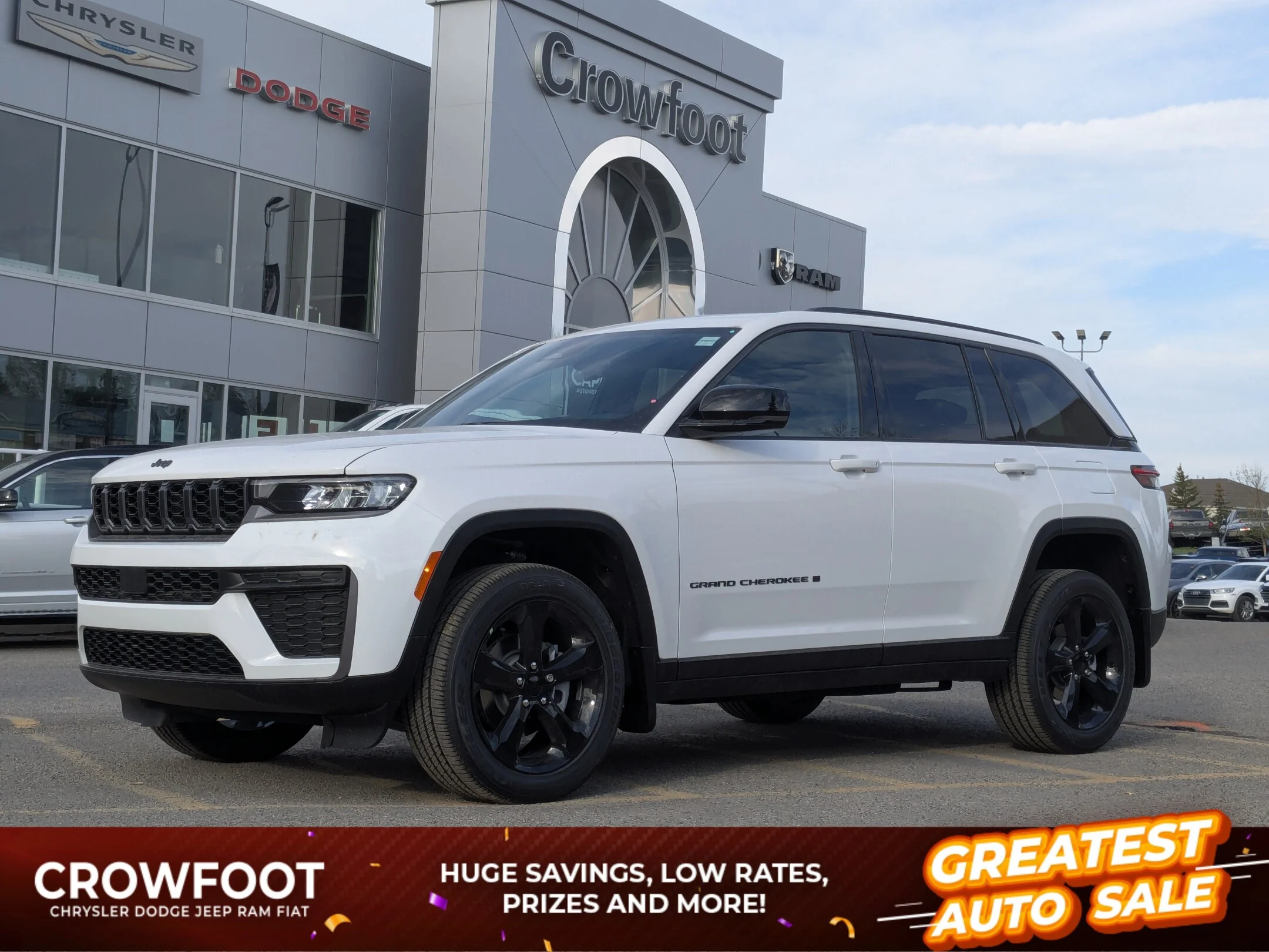 New 2026 White Jeep Altitude - - 4x4 - 20 Gloss Black Wheels - Remote Start - Capri Leatherette & More! image 1