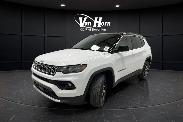 Used 2025 Bright White Clearcoat Jeep Limited image 3