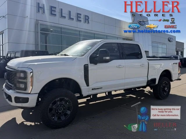 Used 2024 Star White Metallic Tri-Coat Ford LARIAT image 1