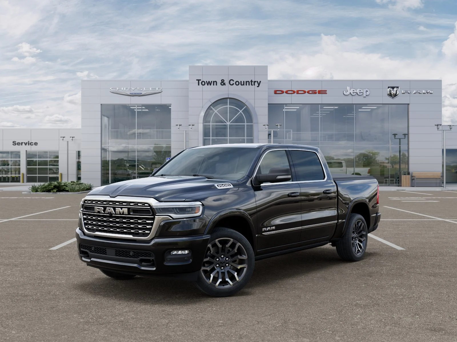 New 2027 Diamond Black Crystal Pearl-Coat Exterior Paint RAM Limited image 27
