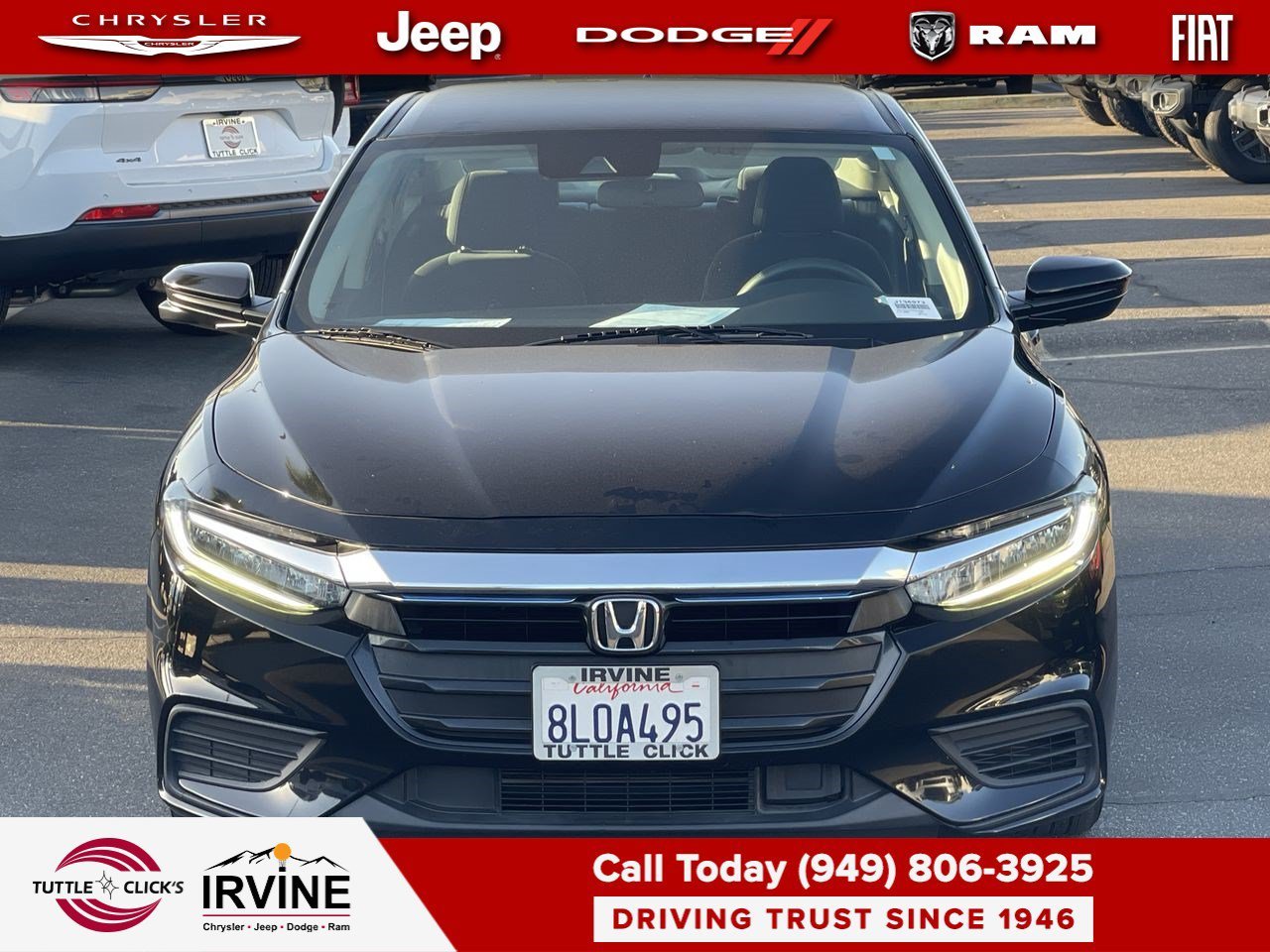 Used 2019 Crystal Black Pearl Honda EX image 2