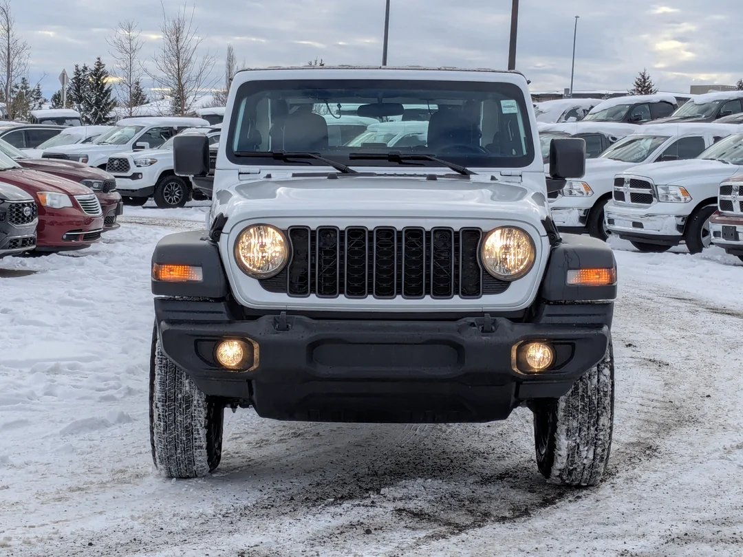 New 2026 White Jeep Sport - - 4x4 - 2.0L Turbo Engine - 12.3 Uconnect 5 Display - Black Freedom Hardtop & More! image 3