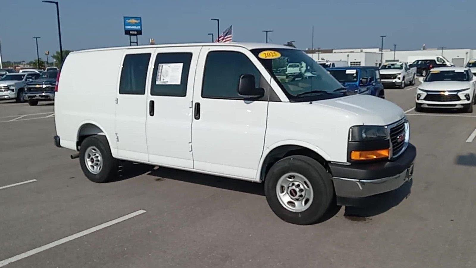 Used 2025 GMC Savana Cargo Work Van with VIN 1GTW7AFP1S1208899 for sale in Kansas City