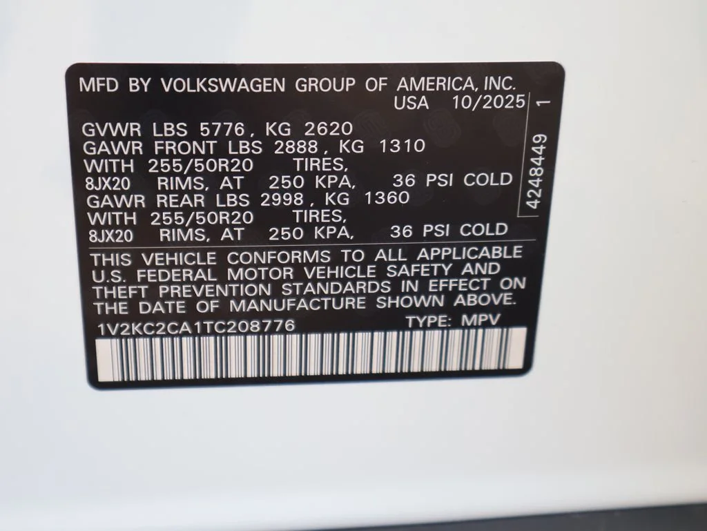 New 2026 White Volkswagen 2.0T SE w/Technology image 44
