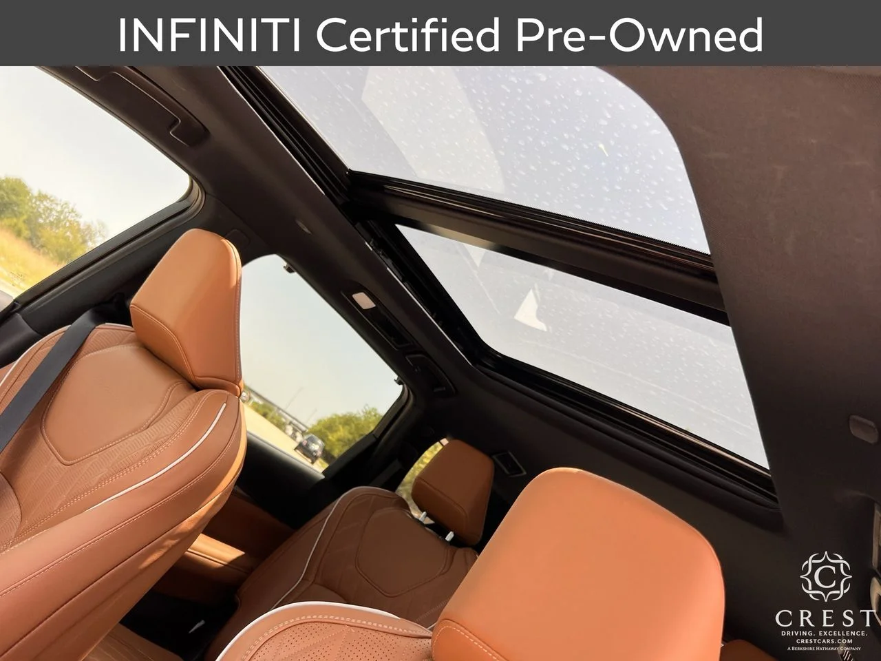 Certified Used 2025 Moonbow Blue Black Obsidian INFINITI AUTOGRAPH image 24