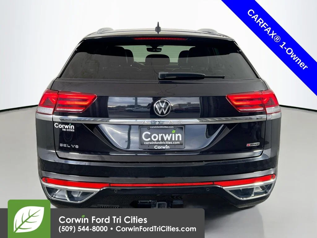 Used 2021 Deep Black Pearl Effect Volkswagen 3.6L V6 SEL Premium R-Line image 14