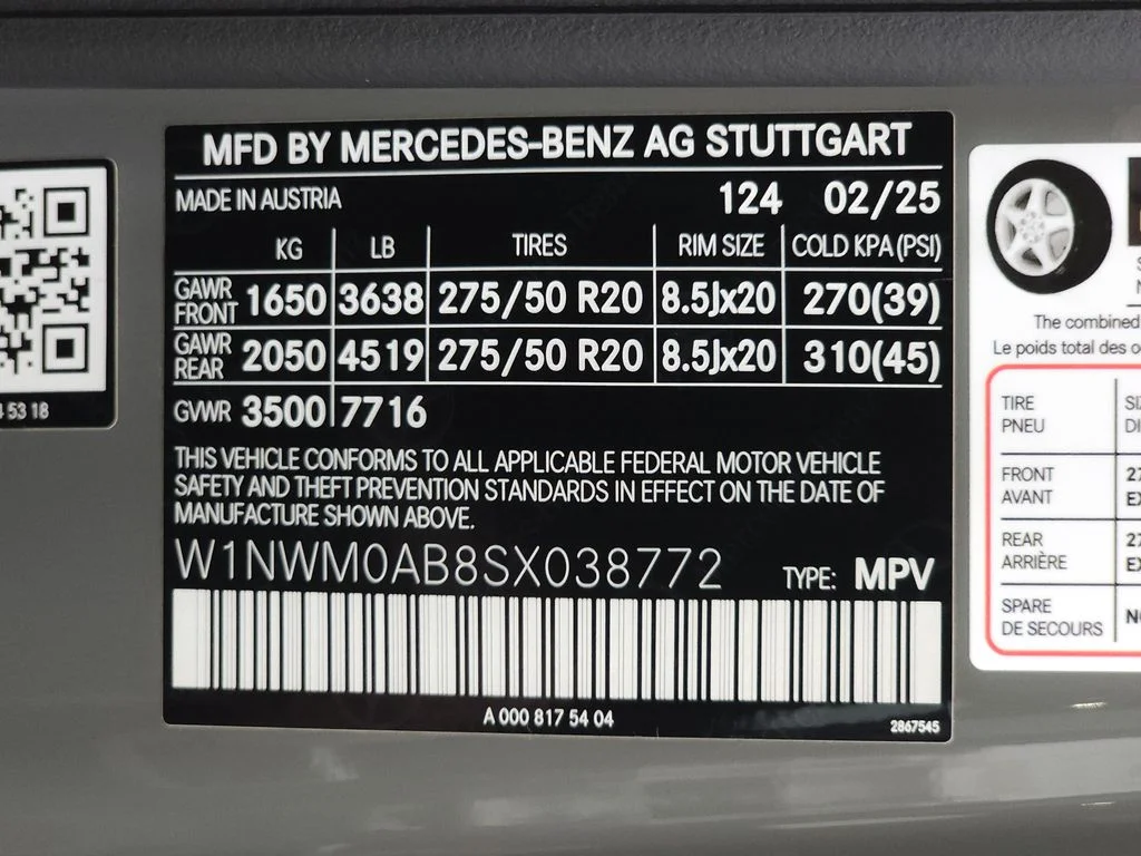 Used 2025 MANUFAKTUR Arabian Gray Mercedes-Benz G 580 image 37