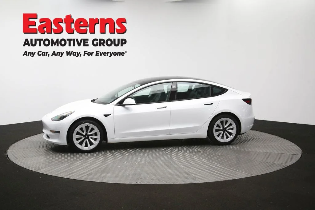 Used 2021 White Tesla Standard Range Plus image 53