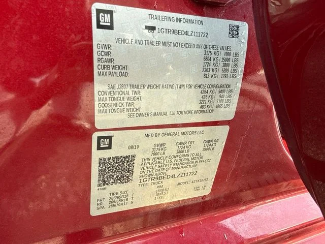 Used 2020 Red GMC SLE image 13
