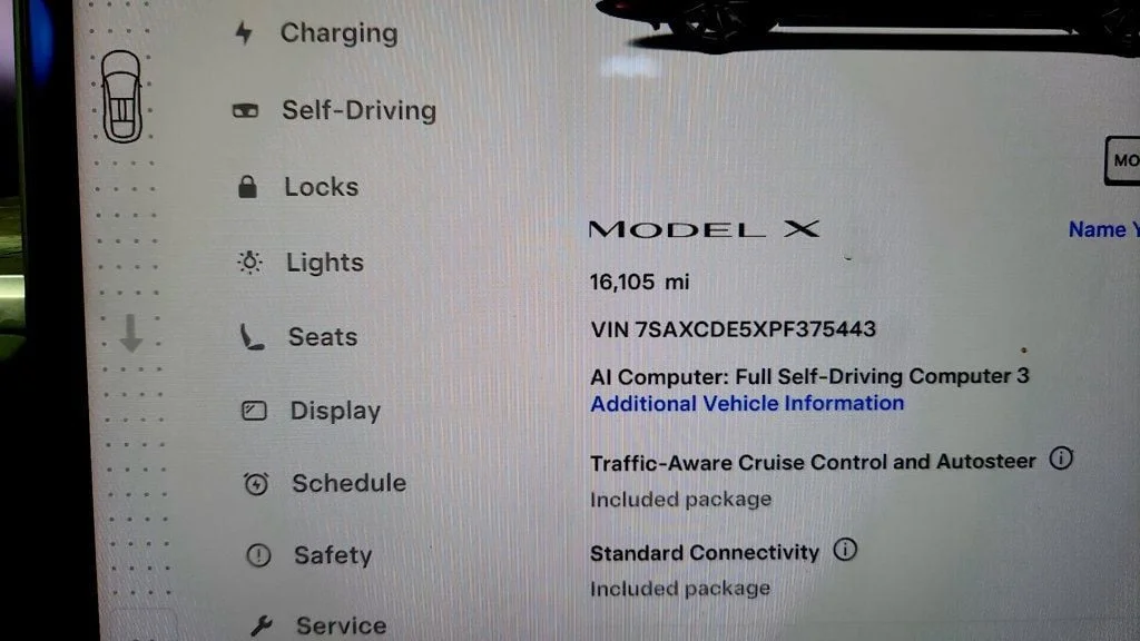 Used 2023 Red Multi-Coat Tesla AWD image 15