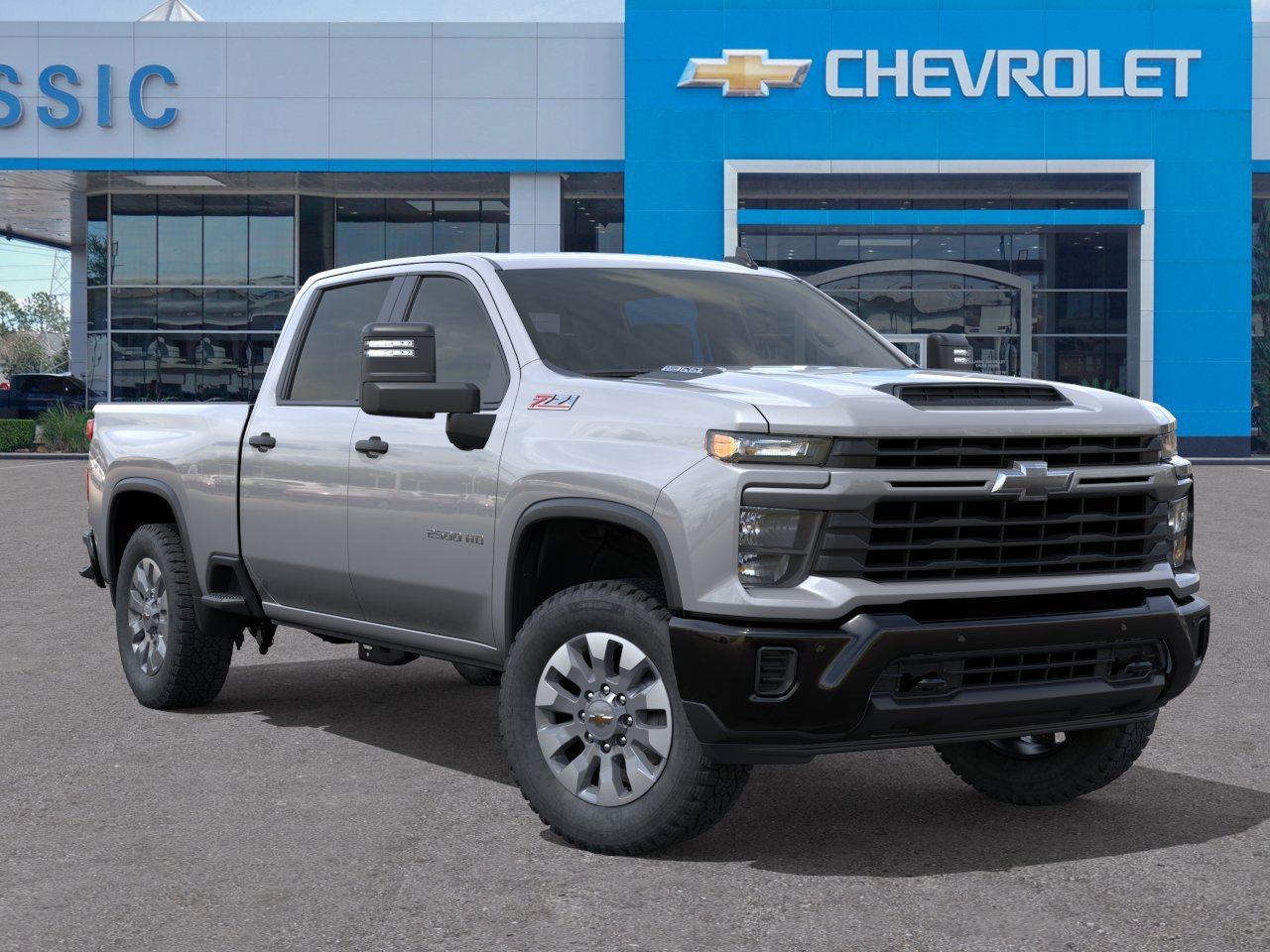 2026 Chevrolet Silverado 2500 HD Custom Gray at Classic Elite Chevrolet Hwy 6