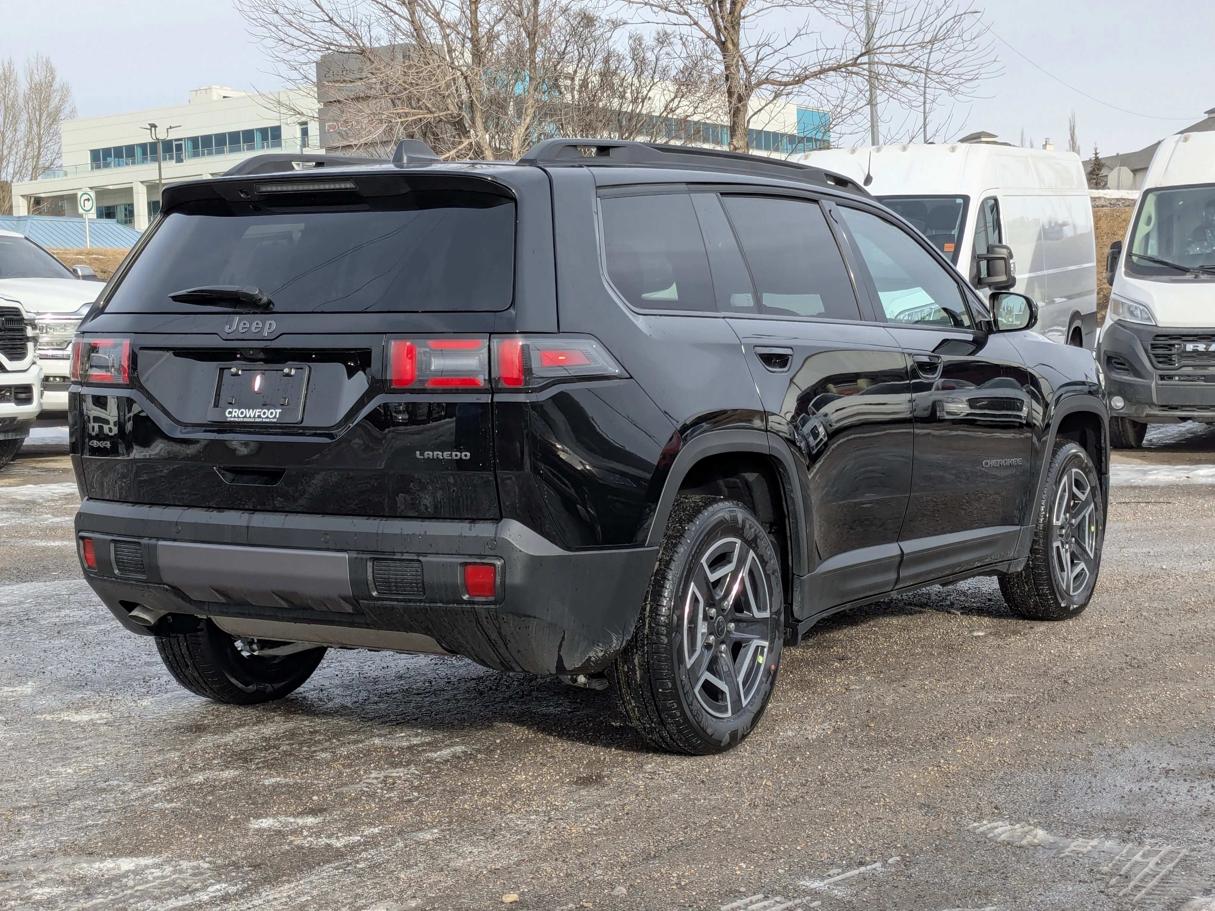 New 2026 Black Jeep Laredo - - Pkg 23F  - Diamond Black Paint  - Compact Spare  - 1.6L Turbo Hybrid  & More image 8
