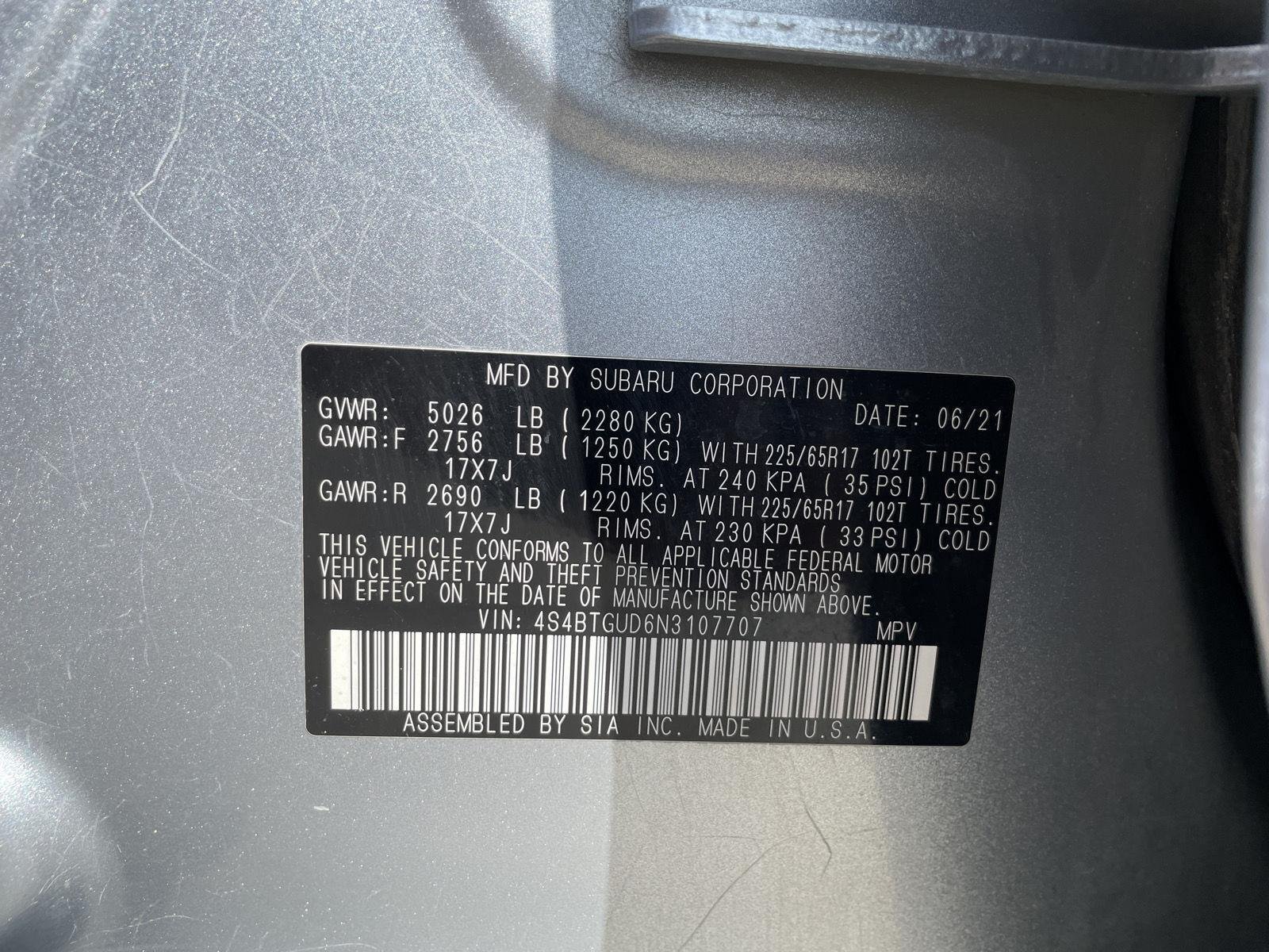 Used 2022 Ice Silver Metallic Subaru Wilderness image 31