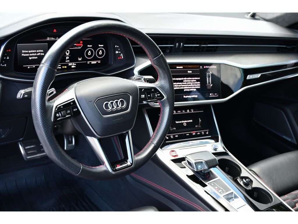 Used 2021 Glacier White Metallic Audi 4.0T (Tiptronic) image 13