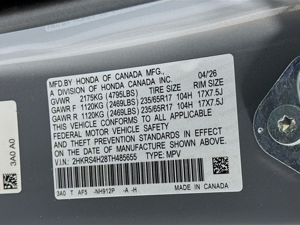 New 2026 Urban Gray Pearl Honda LX image 33