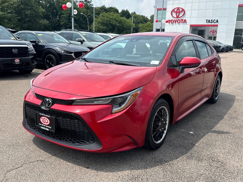 Used 2020 Red Toyota LE image 3