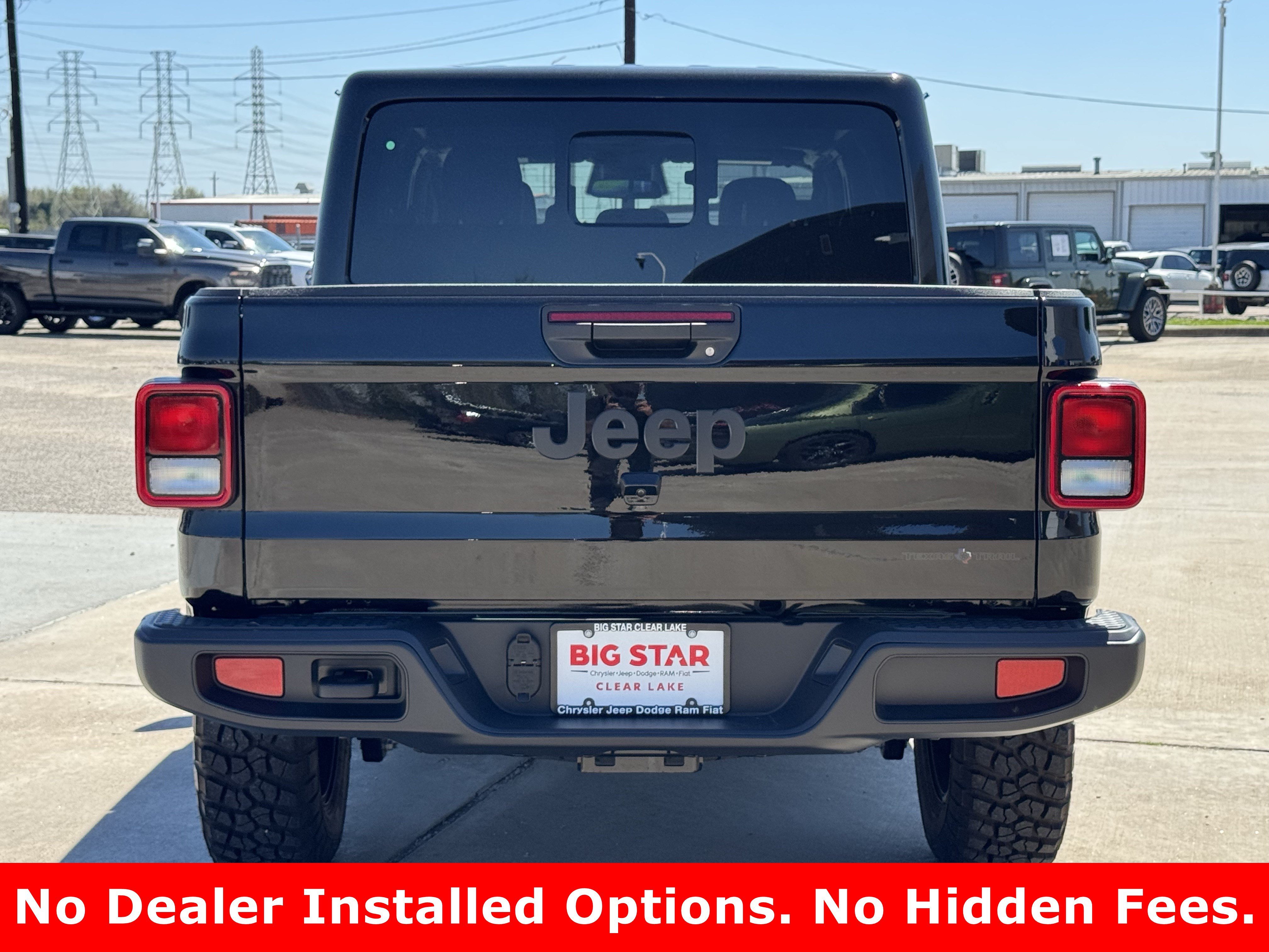 New 2026 Black Clear-Coat Exterior Paint Jeep Texas Trail image 8