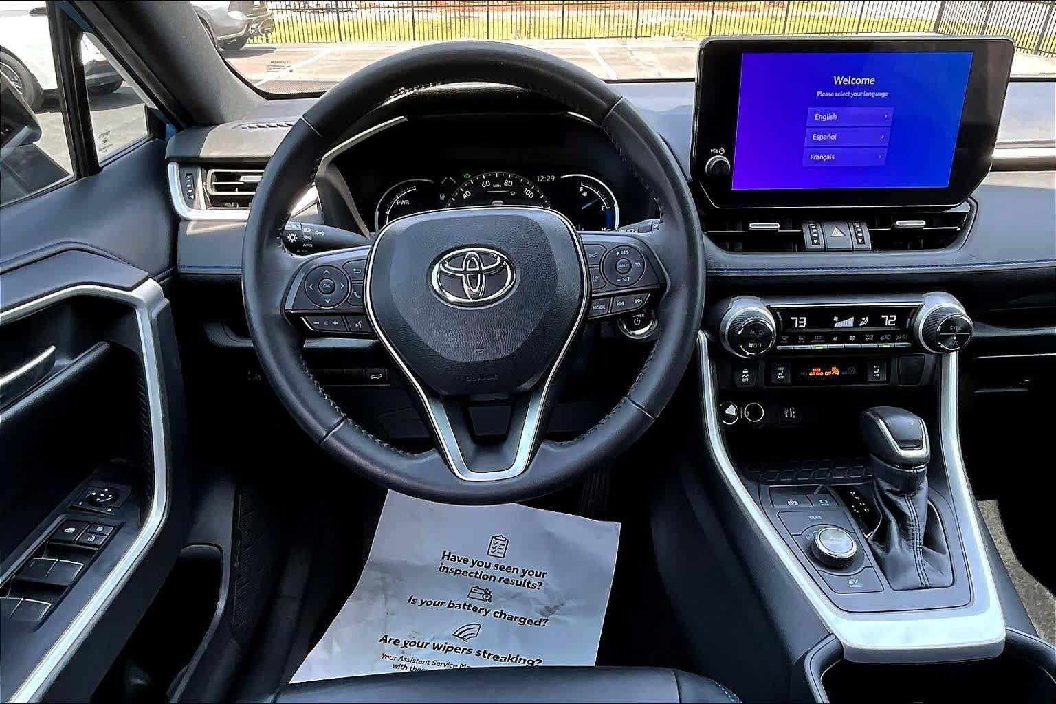 Used 2024 Cavalry Blue/Midnight Black Metallic Toyota Hybrid XSE image 6