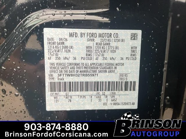 New 2026 Shadow Black Ford XLT image 33