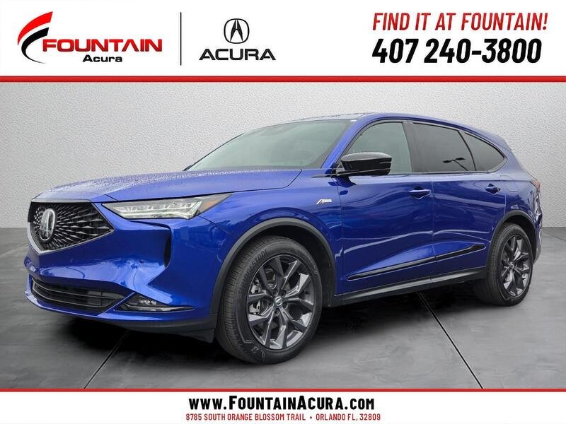 Certified Used 2024 Apex Blue Pearl Acura SH-AWD A-SPEC image 1