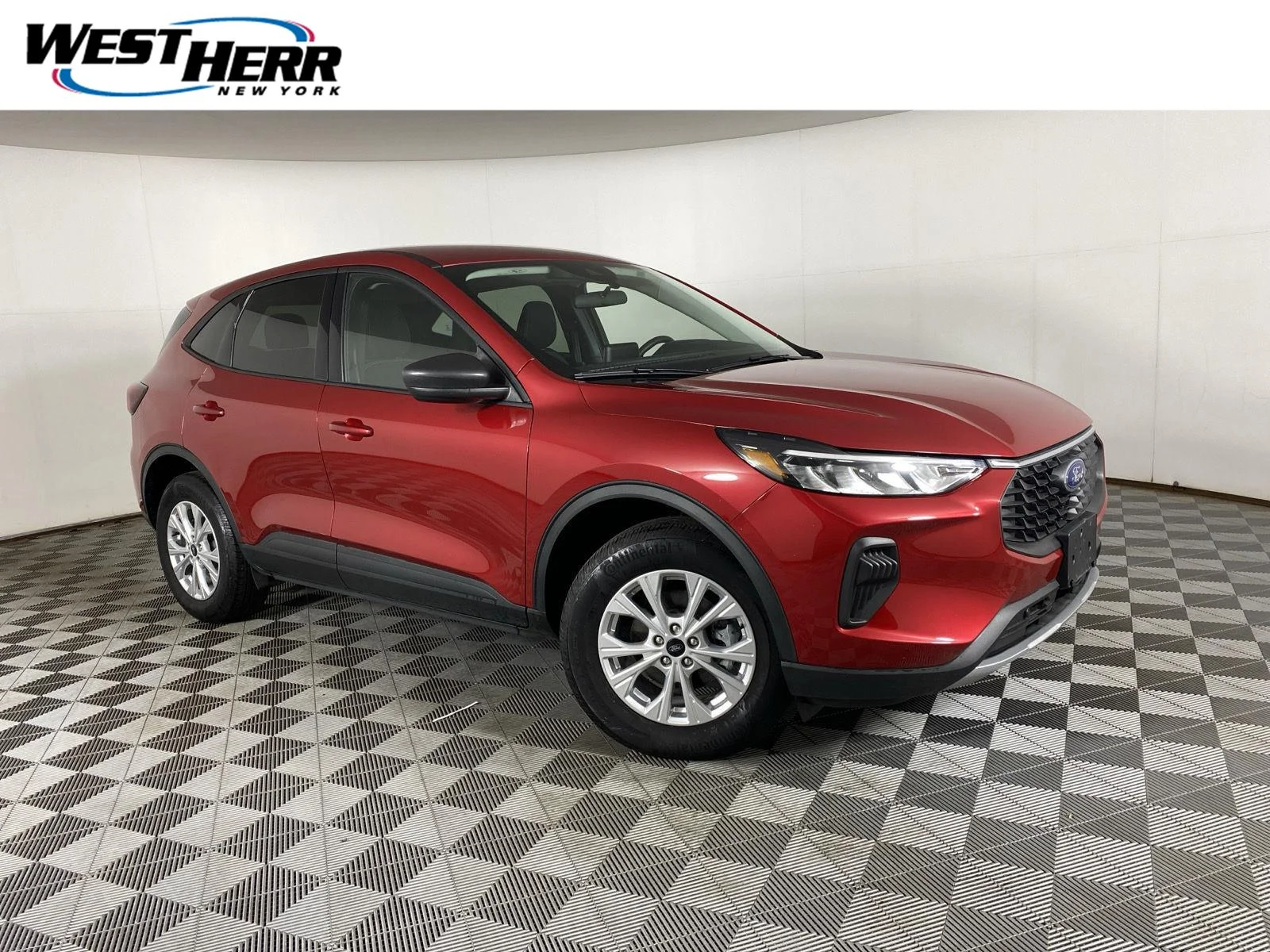Used 2025 Rapid Red Metallic Tinted Clearcoat Ford Active image 1