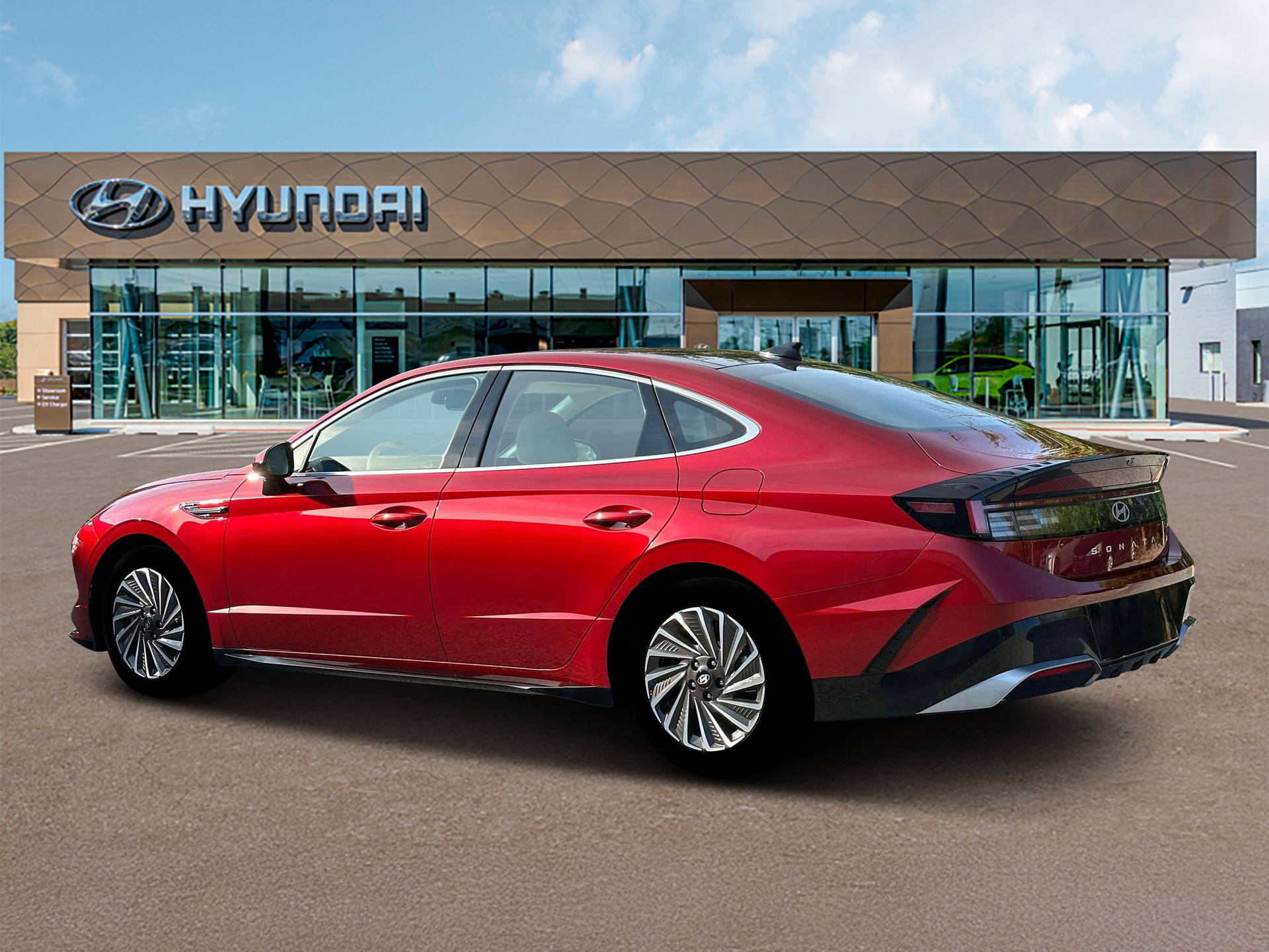 New 2026 Red Hyundai SEL image 4