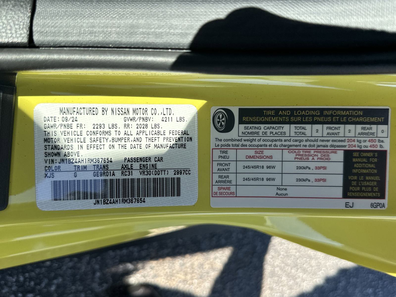 2024 Nissan Z Sport - Photo 26