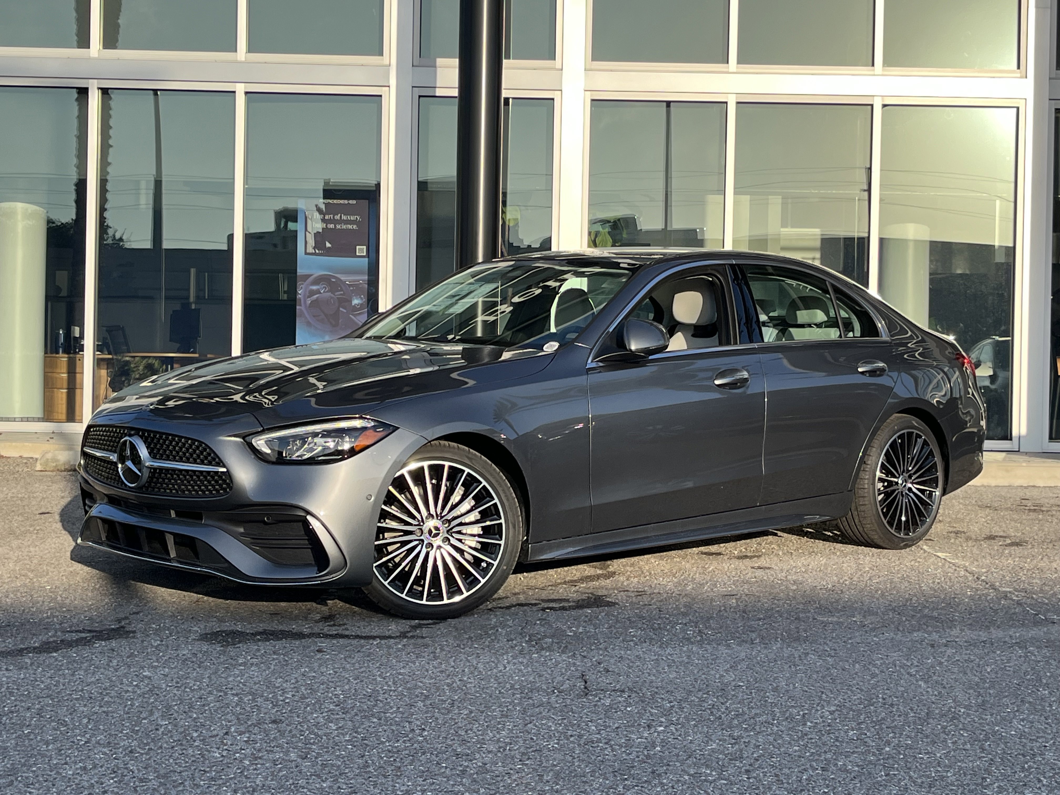 New 2026 Selenite Grey Metallic Mercedes-Benz C 300 image 2