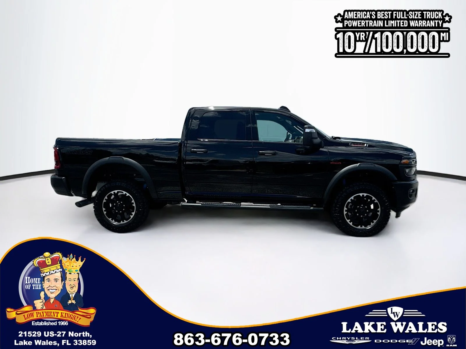 New 2026 Diamond Black Crystal Pearl-Coat Exterior Paint RAM Warlock image 7